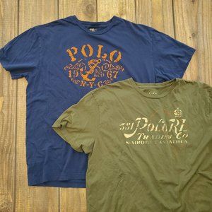 Polo Ralph Lauren Soft Washed Graphic T Shirts L